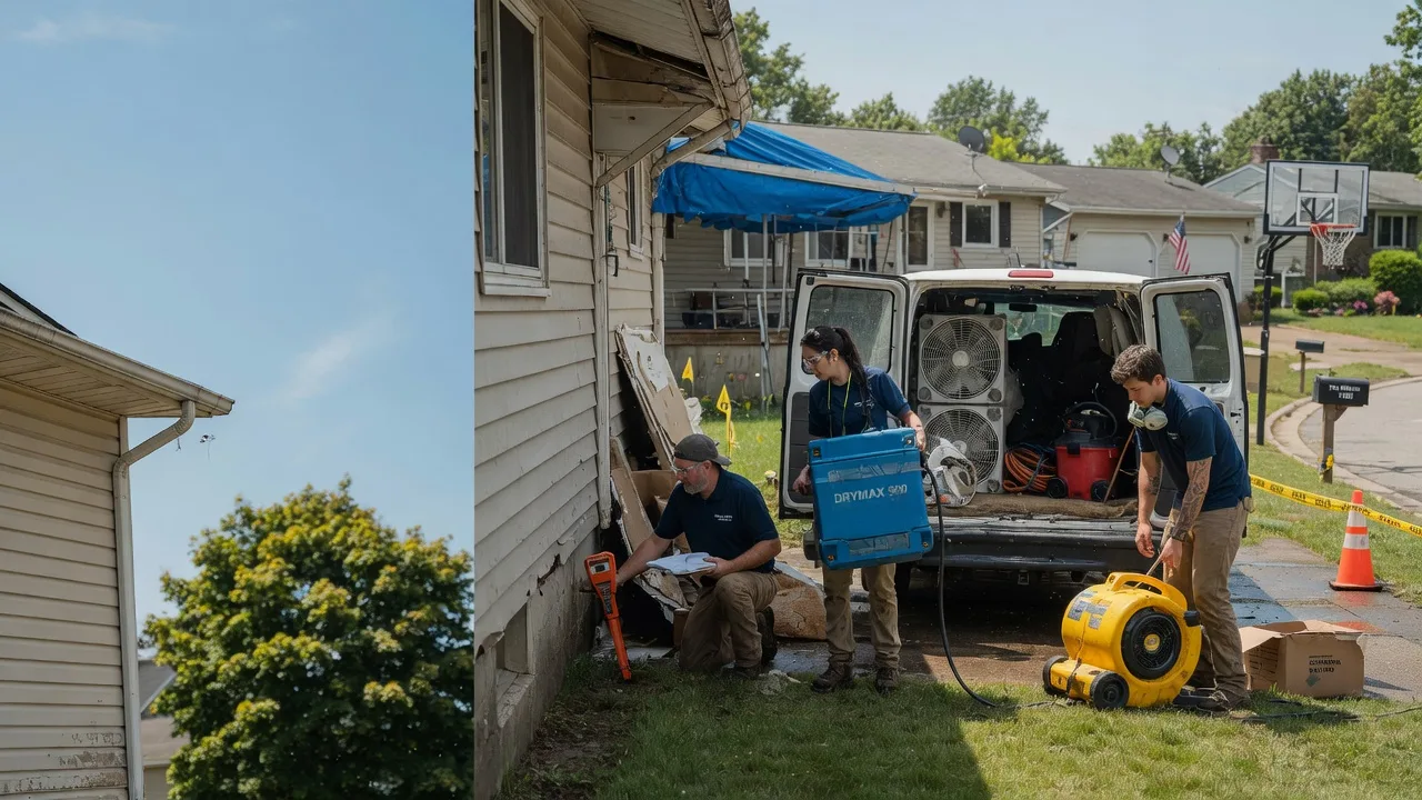 Ceiling Leak Cleanup in Hatfield, PA near me